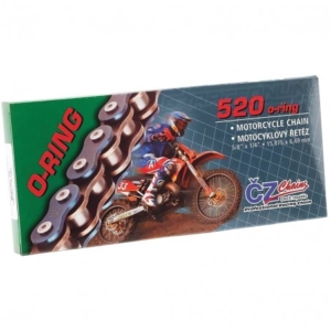 CADENA CZ CHAINS 520-120 CON O-RING Y REFORZADA